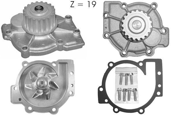 Water Pump, engine cooling (TPAE0158)