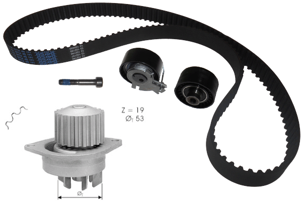 Water Pump & Timing Belt Kit (TKPE0030)