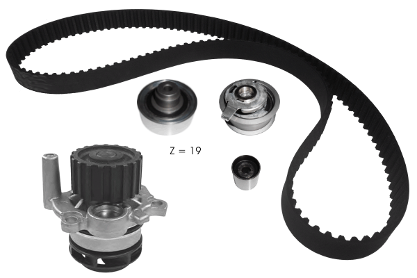 Water Pump & Timing Belt Kit (TKPE0058)