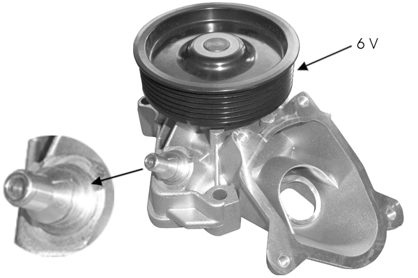 Water Pump, engine cooling (TPAE0351)
