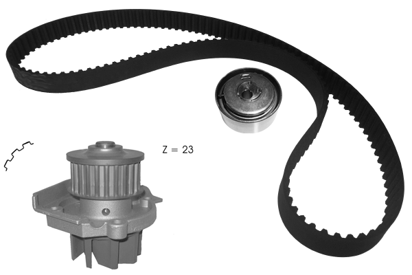 Water Pump & Timing Belt Kit (TKPE0051)