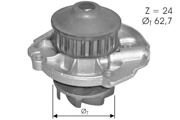 Water Pump, engine cooling (TPAE0052)