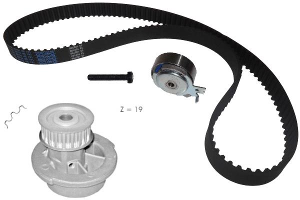 Water Pump & Timing Belt Kit (TKPE0068)