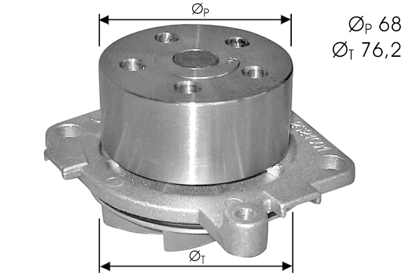 Water Pump, engine cooling (TPAE0168)
