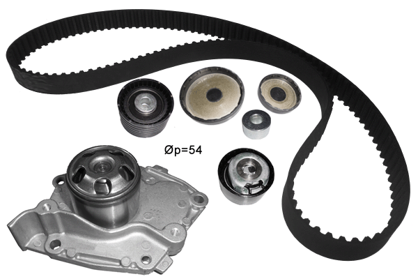 Water Pump & Timing Belt Kit (TKPE0063)