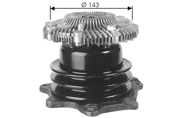 Water Pump, engine cooling (TPAE0147)