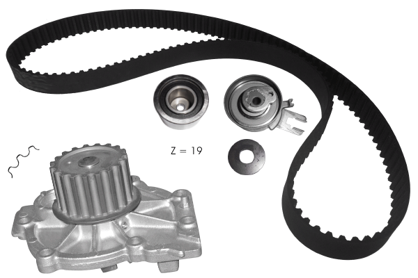 Water Pump & Timing Belt Kit (TKPE0055)
