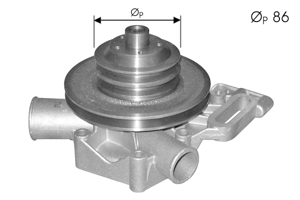 Water Pump, engine cooling (TPAE0130)