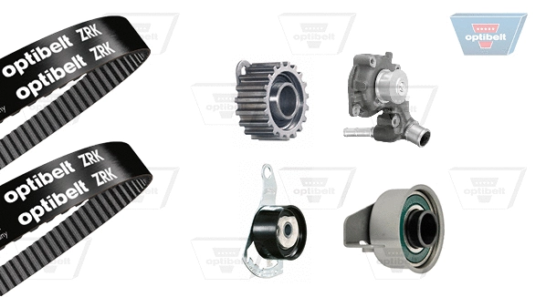Water Pump & Timing Belt Kit (KT 1035W3)