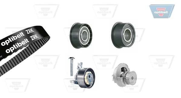 Water Pump & Timing Belt Kit (KT 1592W1)