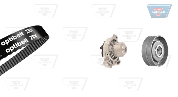 Water Pump & Timing Belt Kit (KT 1090W1)