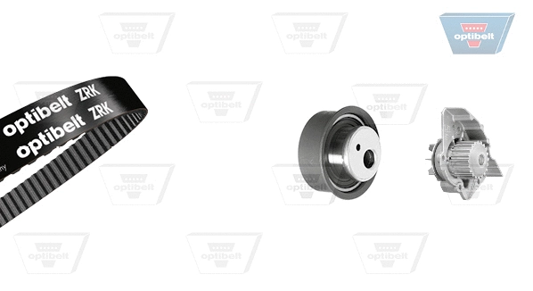 Water Pump & Timing Belt Kit (KT 1168W1)