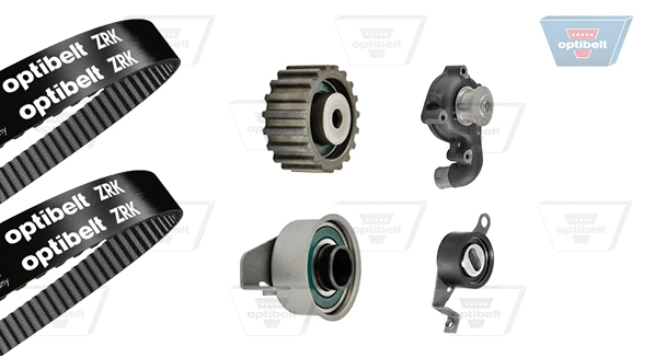 Water Pump & Timing Belt Kit (KT 1036W3)