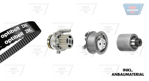 Water Pump & Timing Belt Kit (KT 1237W3)