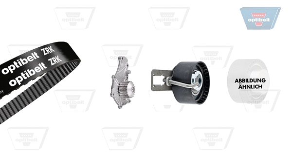 Water Pump & Timing Belt Kit (KT 1581W1)
