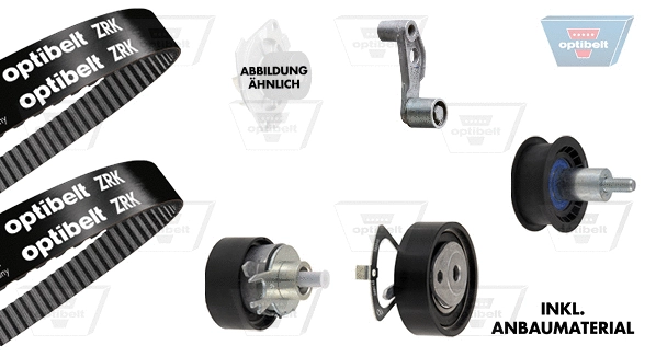 Water Pump & Timing Belt Kit (KT 1209W2)