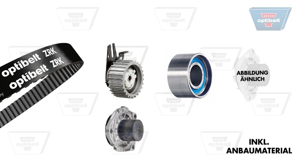 Water Pump & Timing Belt Kit (KT 1566W1)