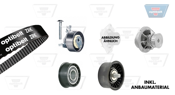 Water Pump & Timing Belt Kit (KT 1207W1)