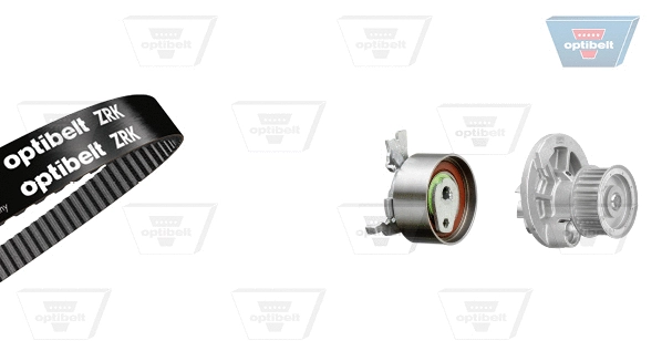 Water Pump & Timing Belt Kit (KT 1077W1)