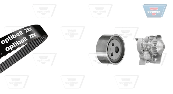 Water Pump & Timing Belt Kit (KT 1018W2)