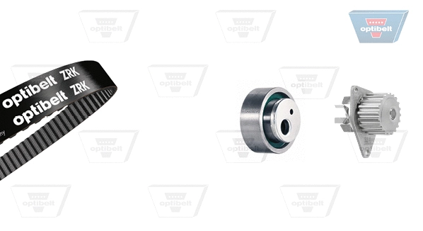 Water Pump & Timing Belt Kit (KT 1019W1)