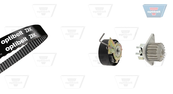 Water Pump & Timing Belt Kit (KT 1398W2)