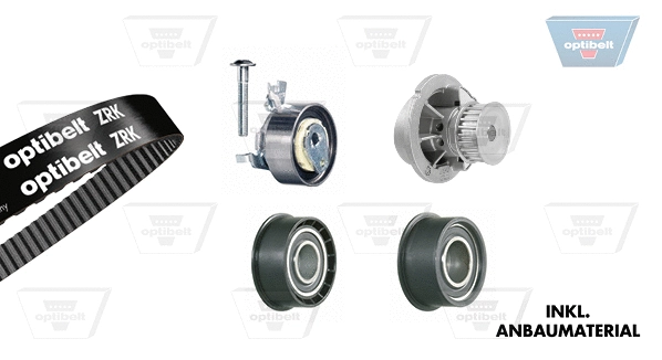 Water Pump & Timing Belt Kit (KT 1024W2)