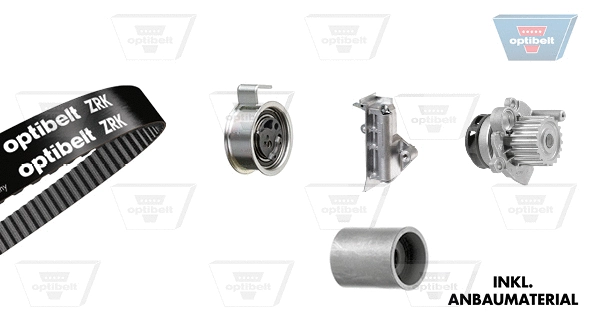 Water Pump & Timing Belt Kit (KT 1236W2)