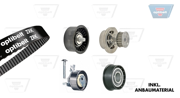Water Pump & Timing Belt Kit (KT 1207W3)