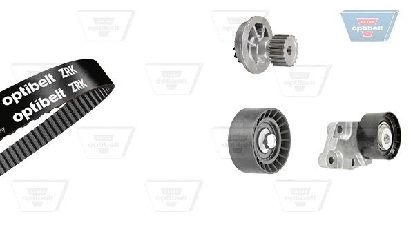 Water Pump & Timing Belt Kit (KT 1397W1)