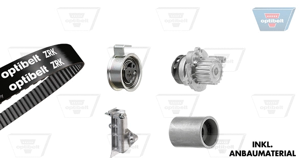 Water Pump & Timing Belt Kit (KT 1236W1)