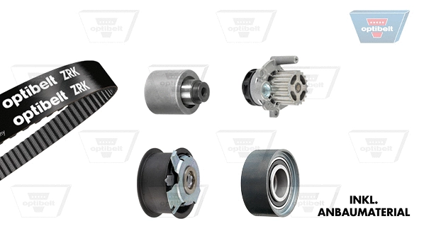 Water Pump & Timing Belt Kit (KT 1512W1)