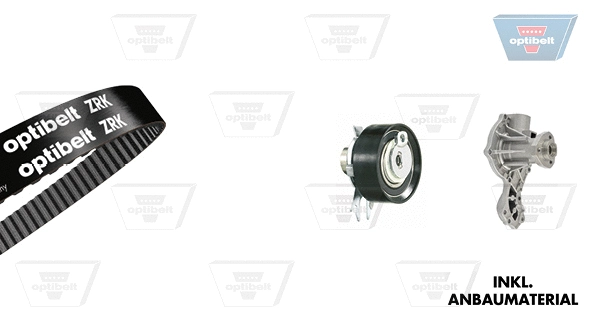 Water Pump & Timing Belt Kit (KT 1032W2)