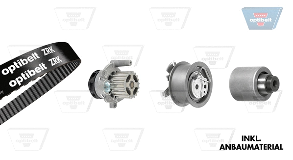 Water Pump & Timing Belt Kit (KT 1237W4)