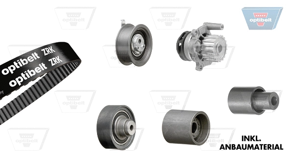 Water Pump & Timing Belt Kit (KT 1322W1)