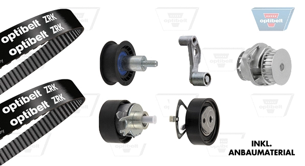 Water Pump & Timing Belt Kit (KT 1209W1)