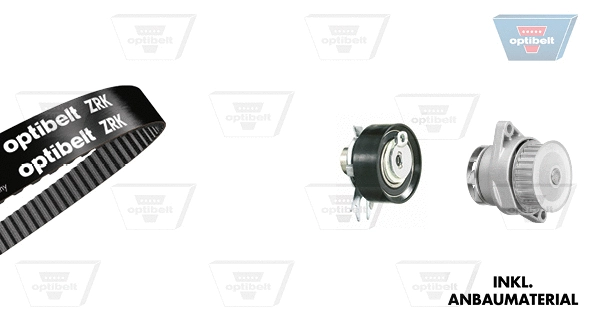 Water Pump & Timing Belt Kit (KT 1034W2)