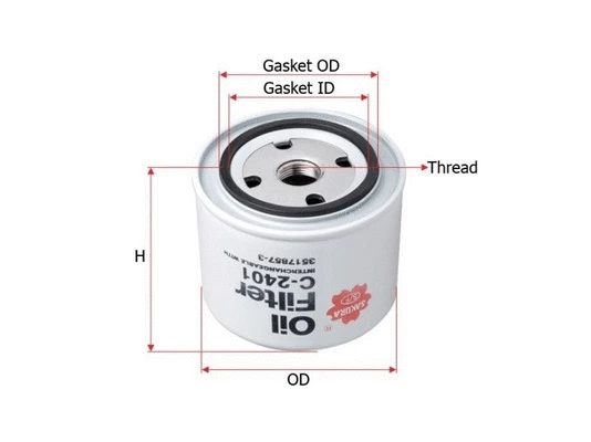 Oil Filter (C-2401)