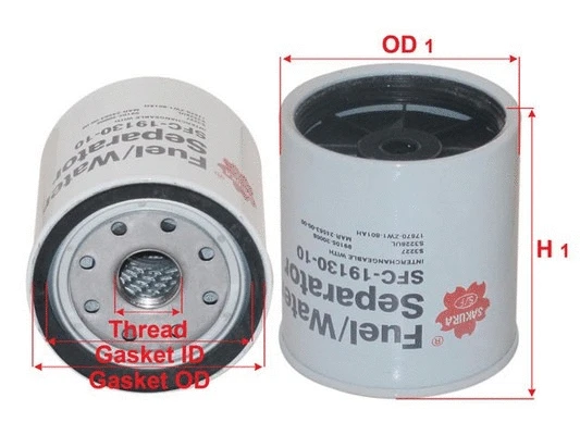 Water Trap, fuel system (SFC-19130-10)