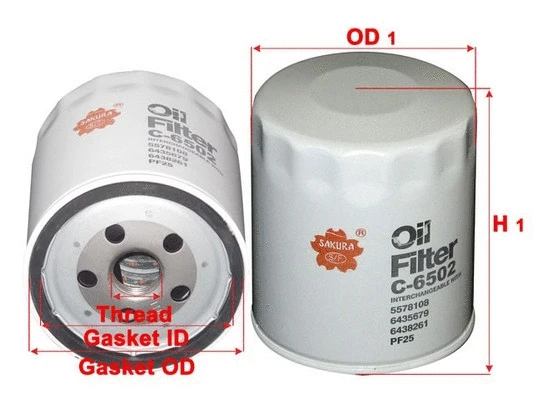 Oil Filter (C-6502)
