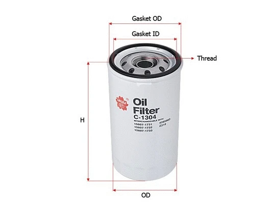 Oil Filter (C-1304)