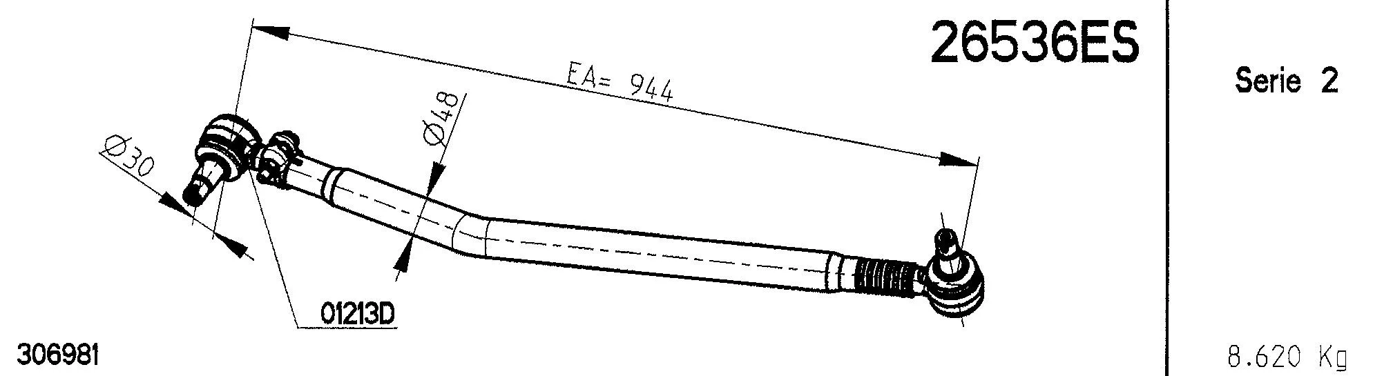 Centre Rod Assembly (26536ES)