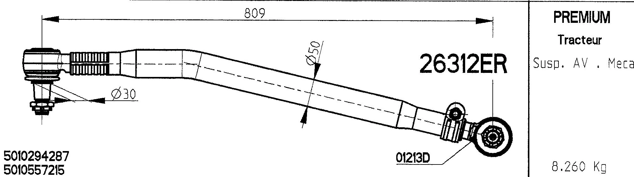 Centre Rod Assembly (26312ER)