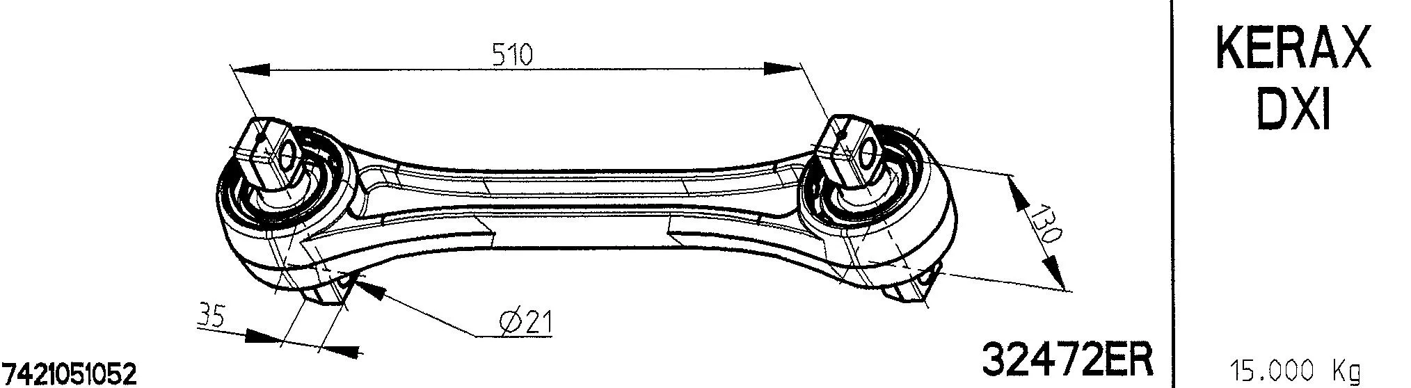 Guide Ring, stabiliser coupling rod (32472ER)