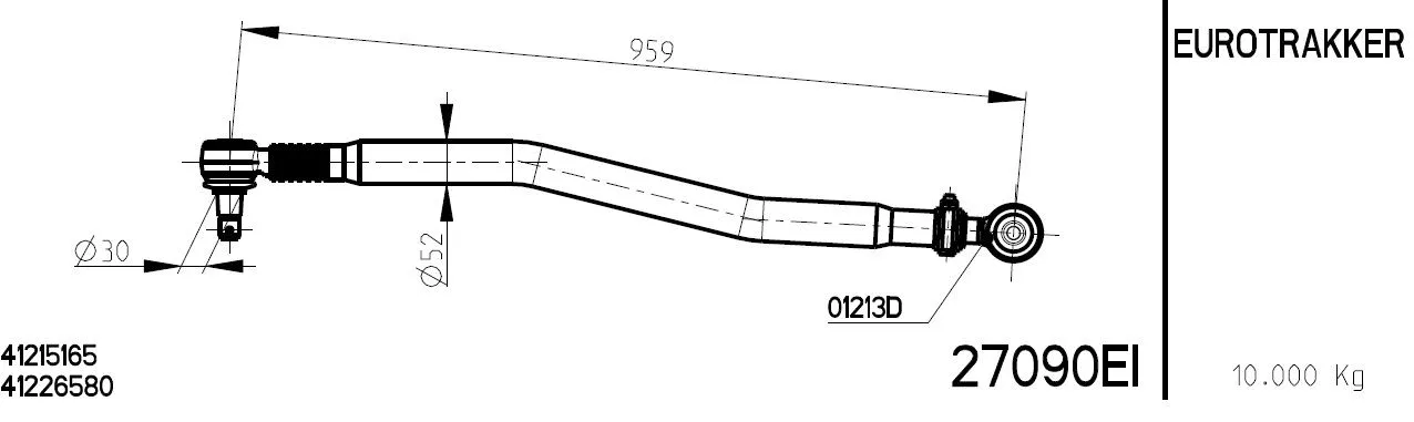 Spacer Disc, connector rod (27090EI)