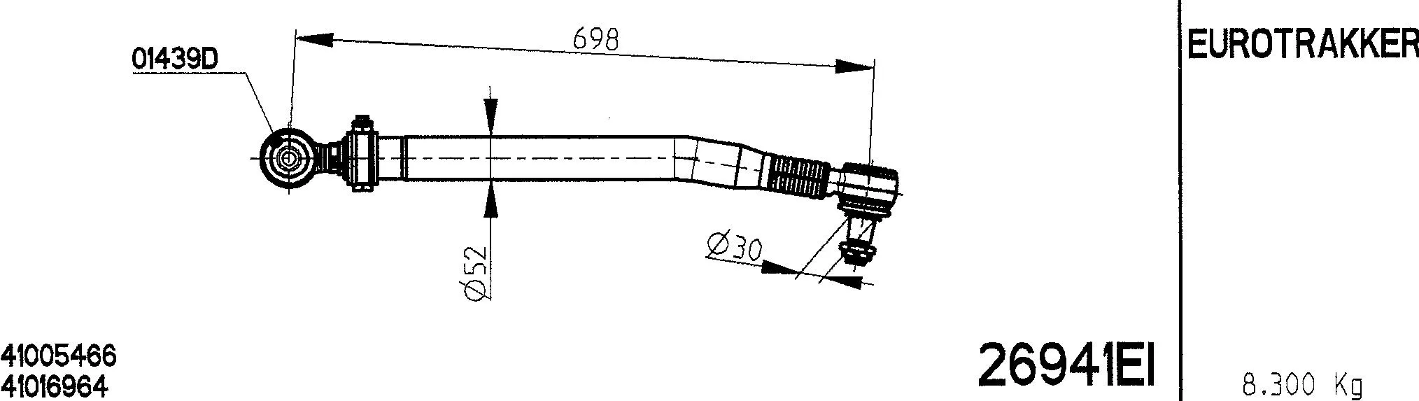 Spacer Disc, connector rod (26941EI)