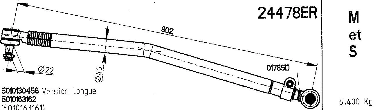 Centre Rod Assembly (24478ER)