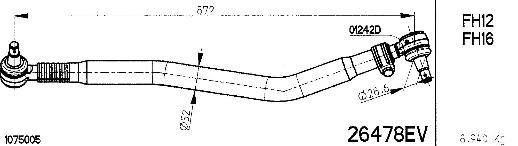 Centre Rod Assembly (26478EV)