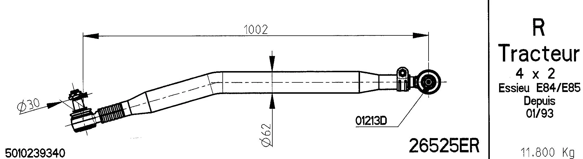 Centre Rod Assembly (26525ER)