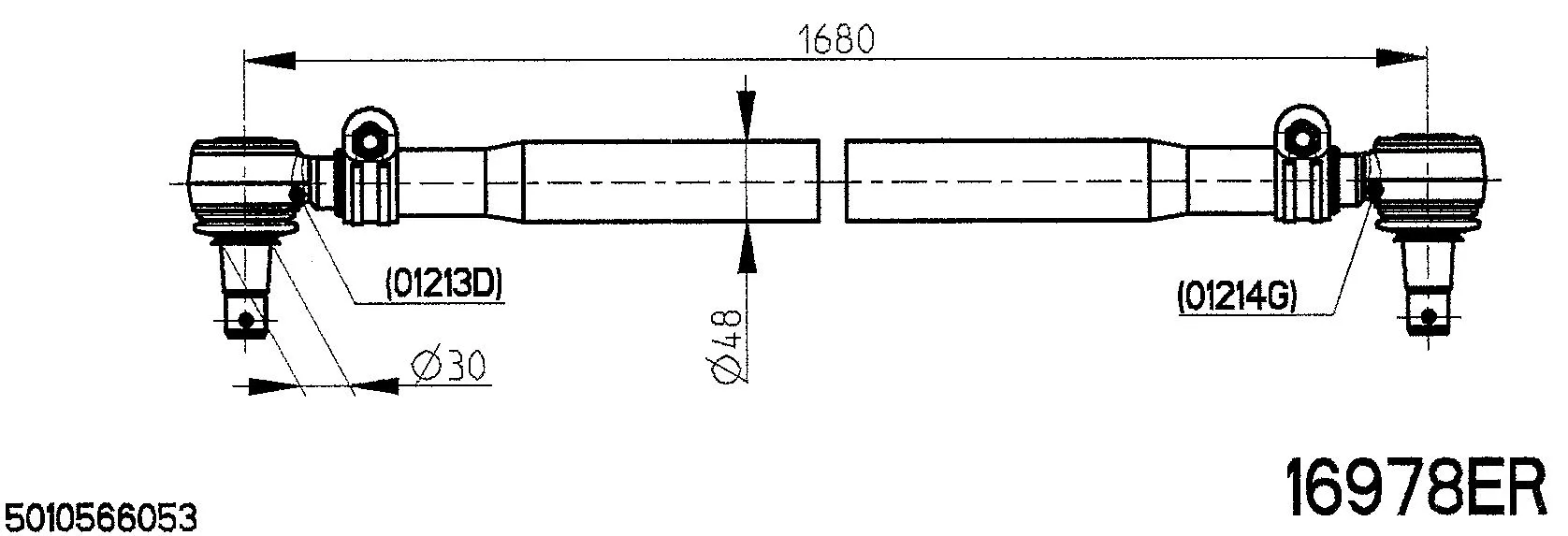 Spacer Disc, connector rod (16978ER)